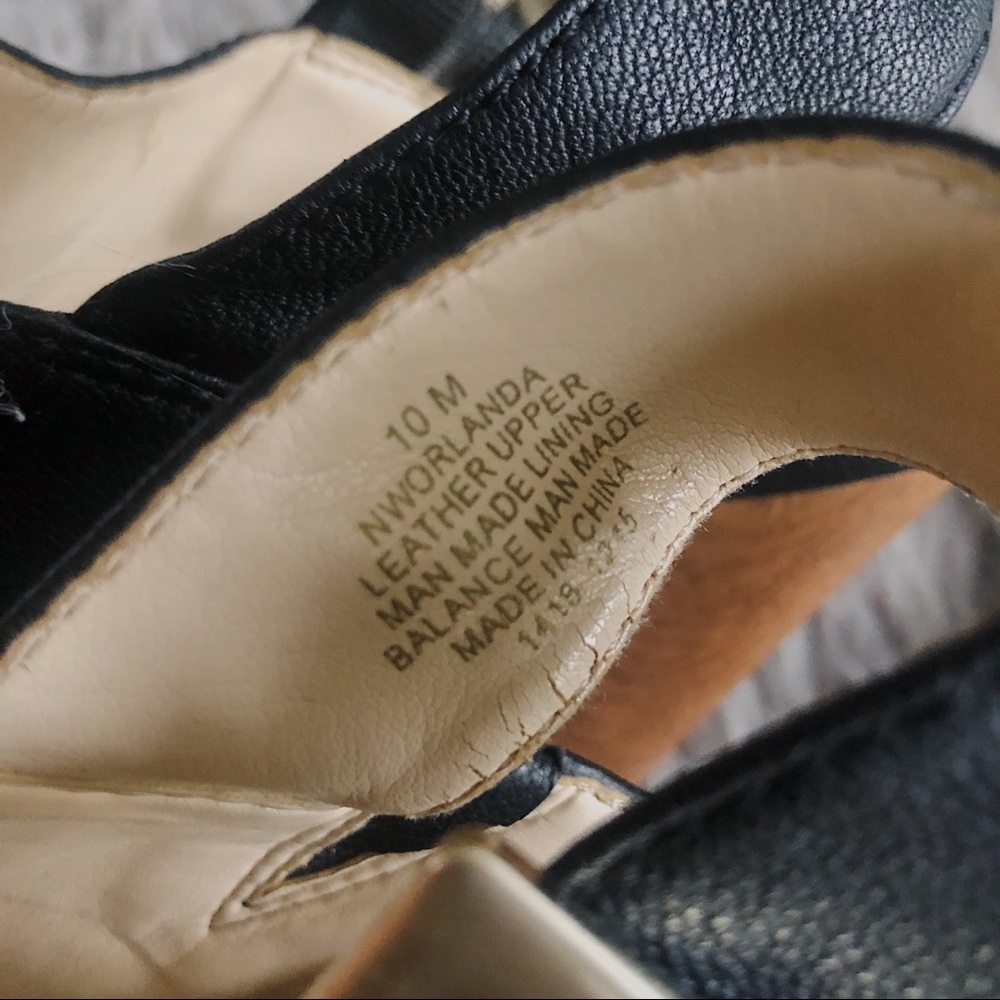 Nine West Buckled Peep-toe Booties - Picture 10 of 10